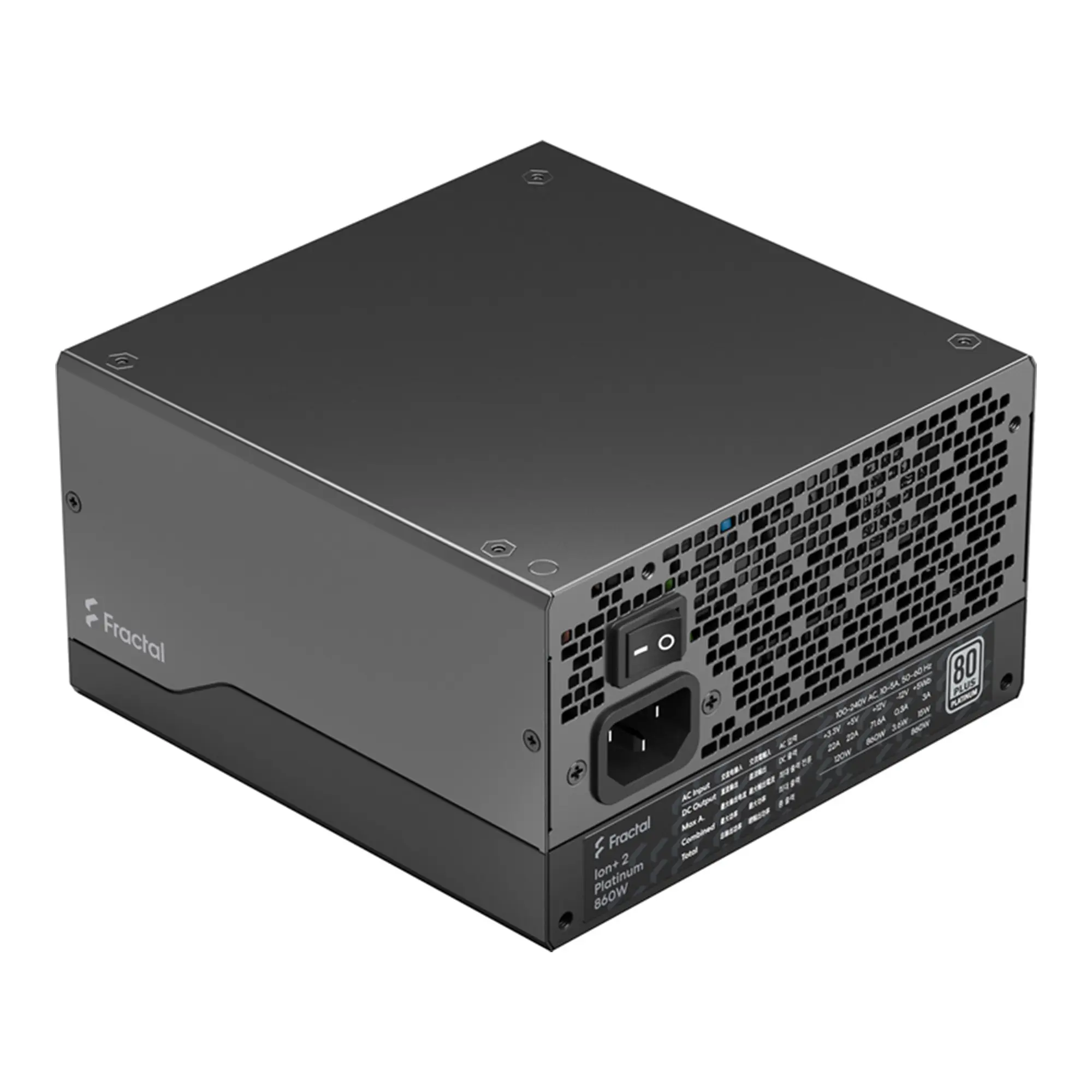 Купити Блок живлення Fractal Design 860W Ion + 2 Platinum (FD-P-IA2P-860-EU) - фото 4