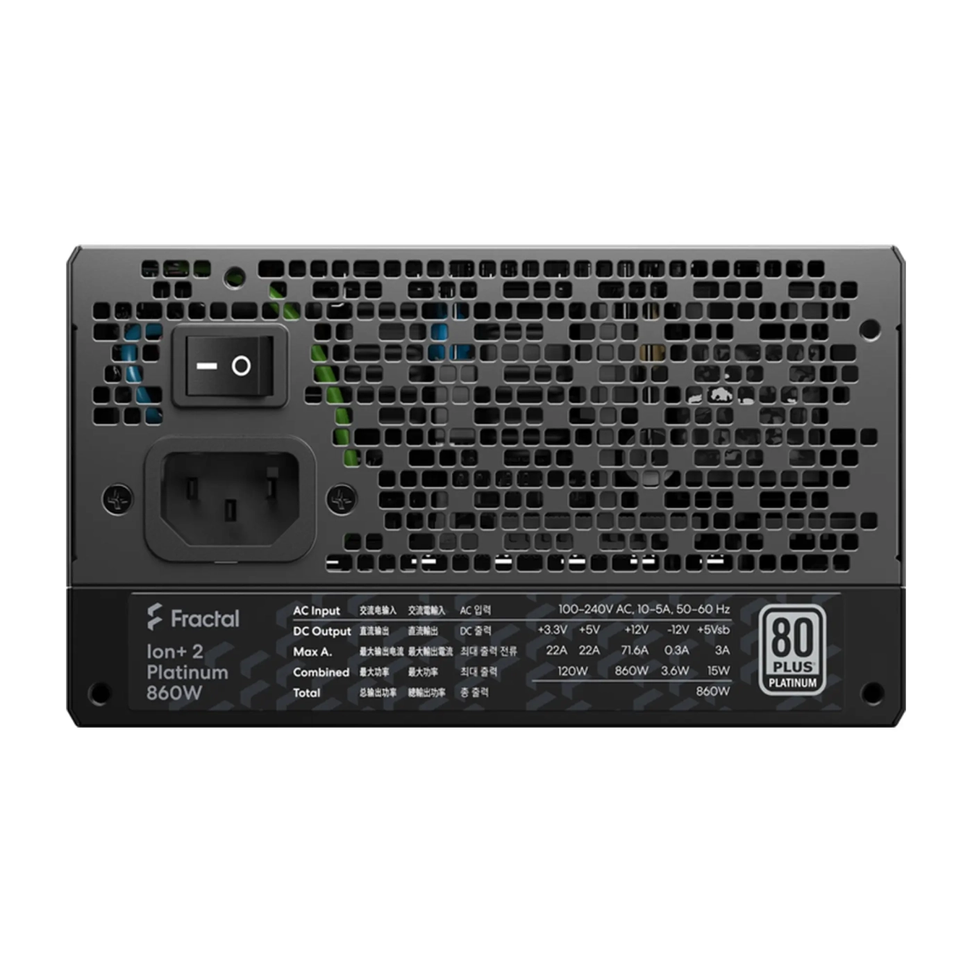 Купити Блок живлення Fractal Design 860W Ion + 2 Platinum (FD-P-IA2P-860-EU) - фото 7
