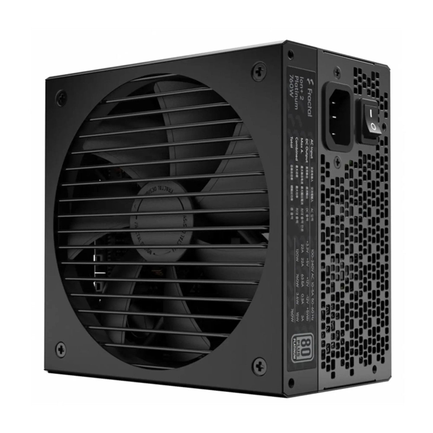 Купити Блок живлення Fractal Design 760W Ion + 2 Platinum (FD-P-IA2P-760-EU) - фото 4