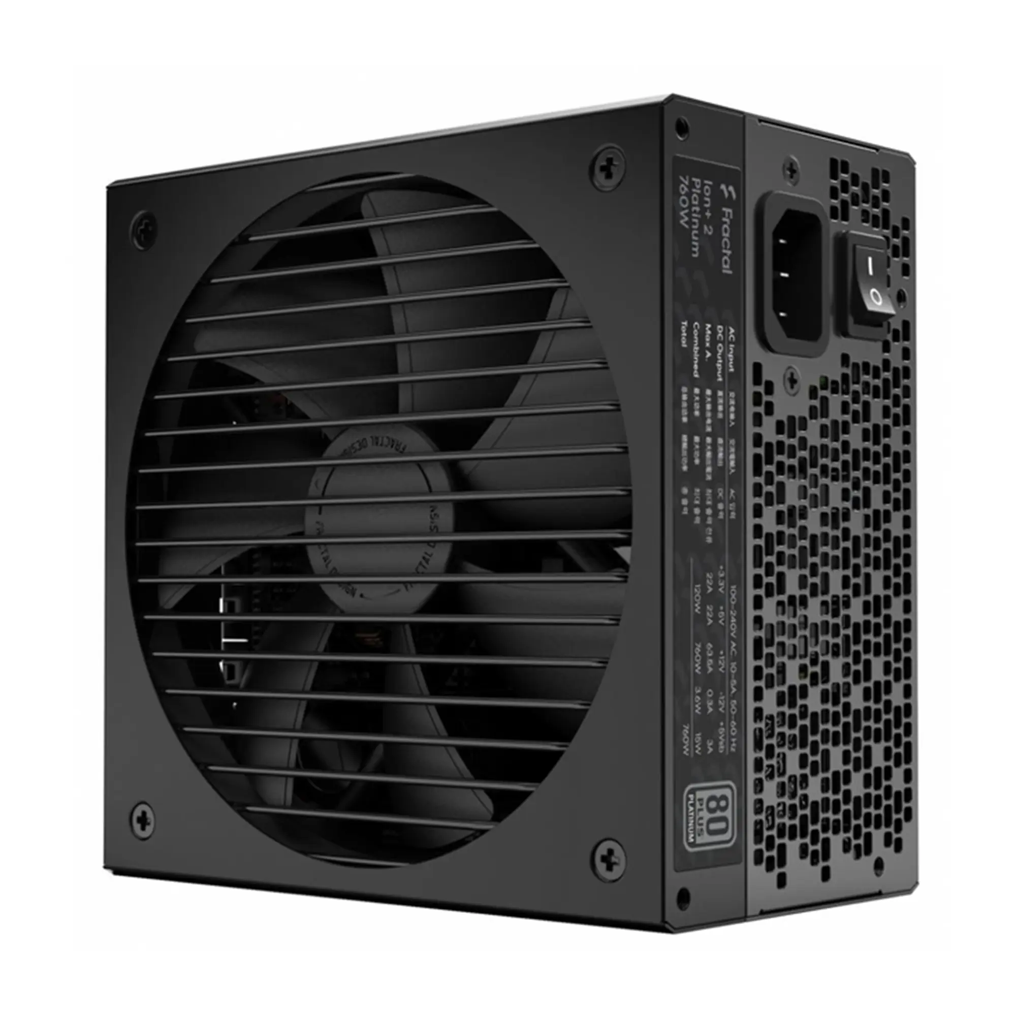 Купити Блок живлення Fractal Design 760W Ion + 2 Platinum (FD-P-IA2P-760-EU) - фото 4