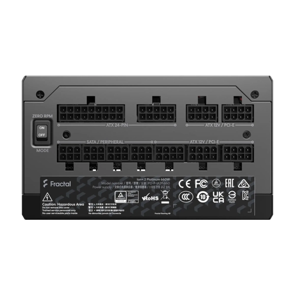 Купить Блок питания Fractal Design 660W Ion + 2 Platinum (FD-P-IA2P-660-EU) - фото 6