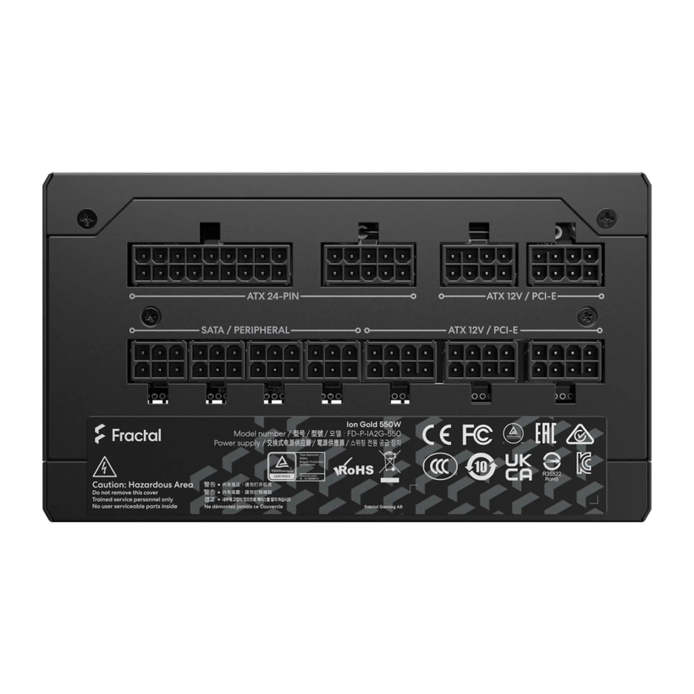 Купить Блок питания Fractal Design 550W Ion Gold (FD-P-IA2G-550-EU) - фото 5