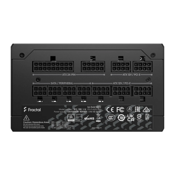 Купить Блок питания Fractal Design 550W Ion Gold (FD-P-IA2G-550-EU) - фото 5