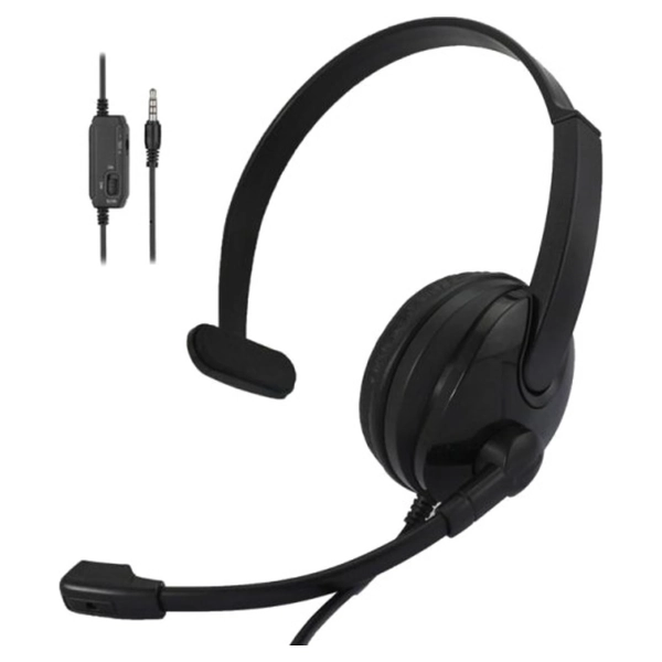 Купить Наушники 2E CH12 Mono 3.5mm Black (2E-CH12MJ) - фото 2