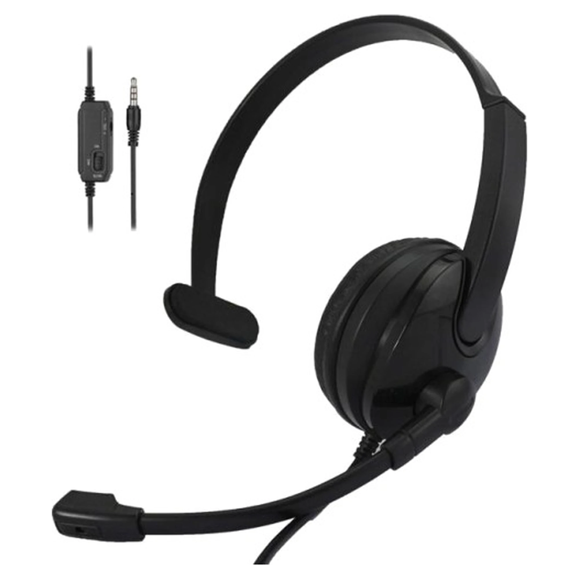Купить Наушники 2E CH12 Mono 3.5mm Black (2E-CH12MJ) - фото 2