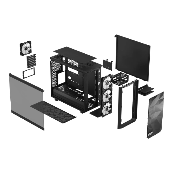 Купить Корпус Fractal Design Meshify 2 Lite RGB Black TG (FD-C-MEL2A-05) - фото 8