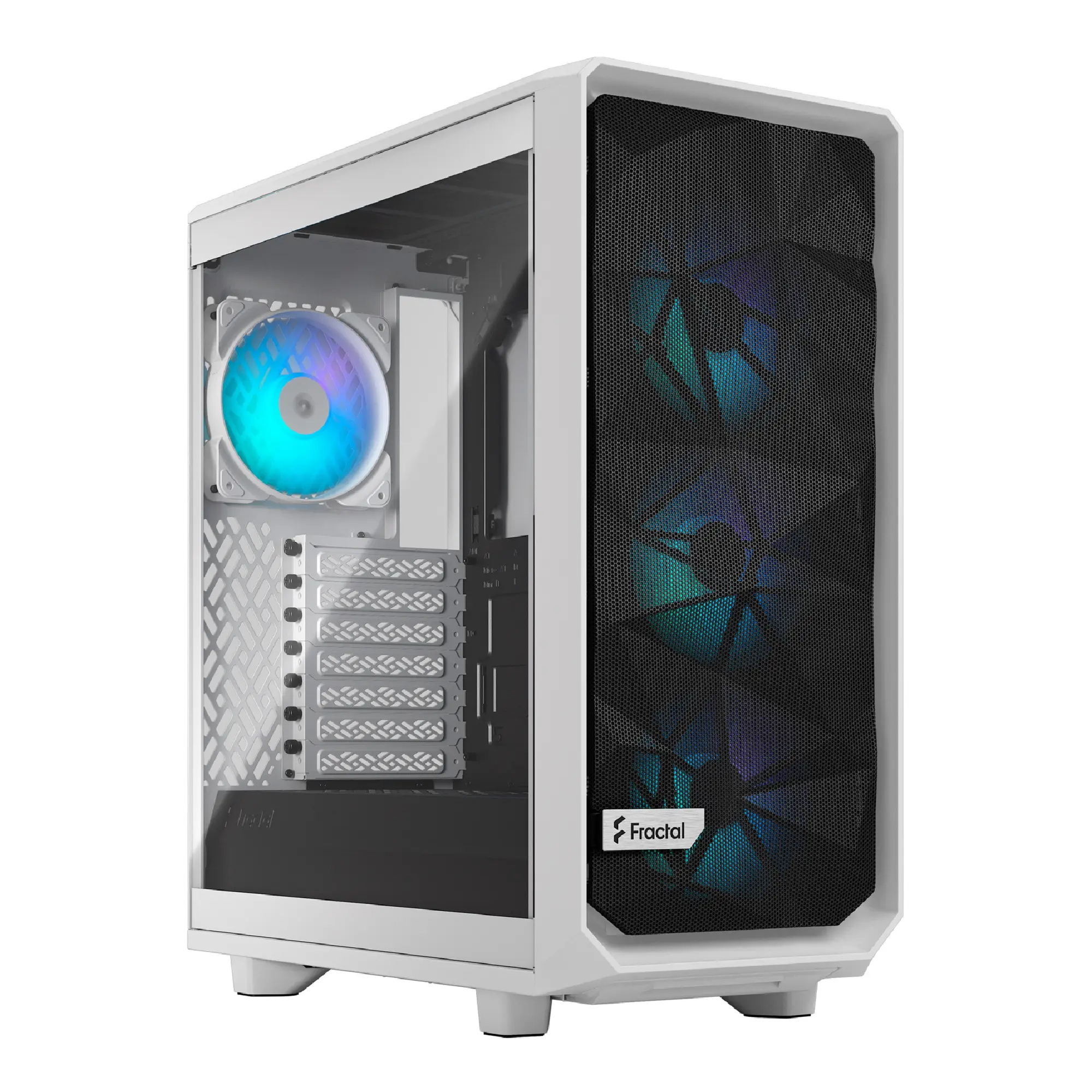Купити Корпус Fractal Design Meshify 2 Compact RGB White TG (FD-C-MES2C-08) - фото 1
