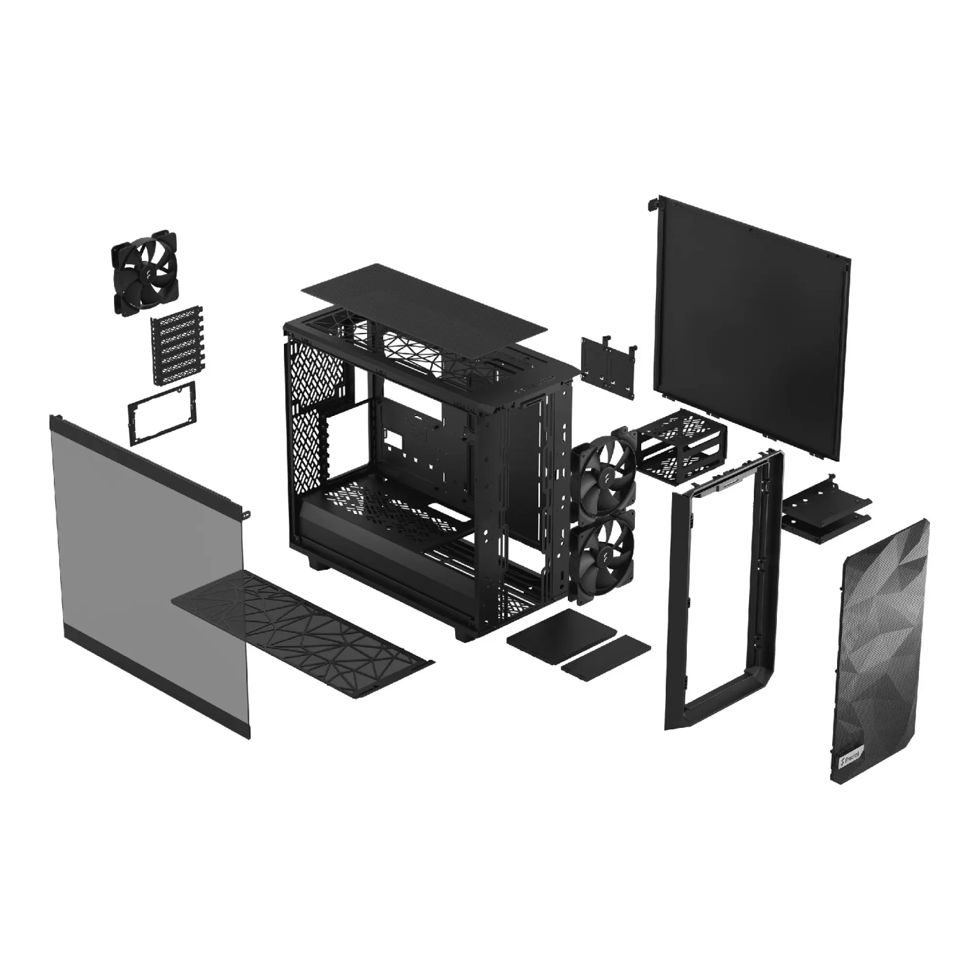 Купити Корпус Fractal Design Meshify 2 Lite Black TG Light (FD-C-MEL2A-03) - фото 6