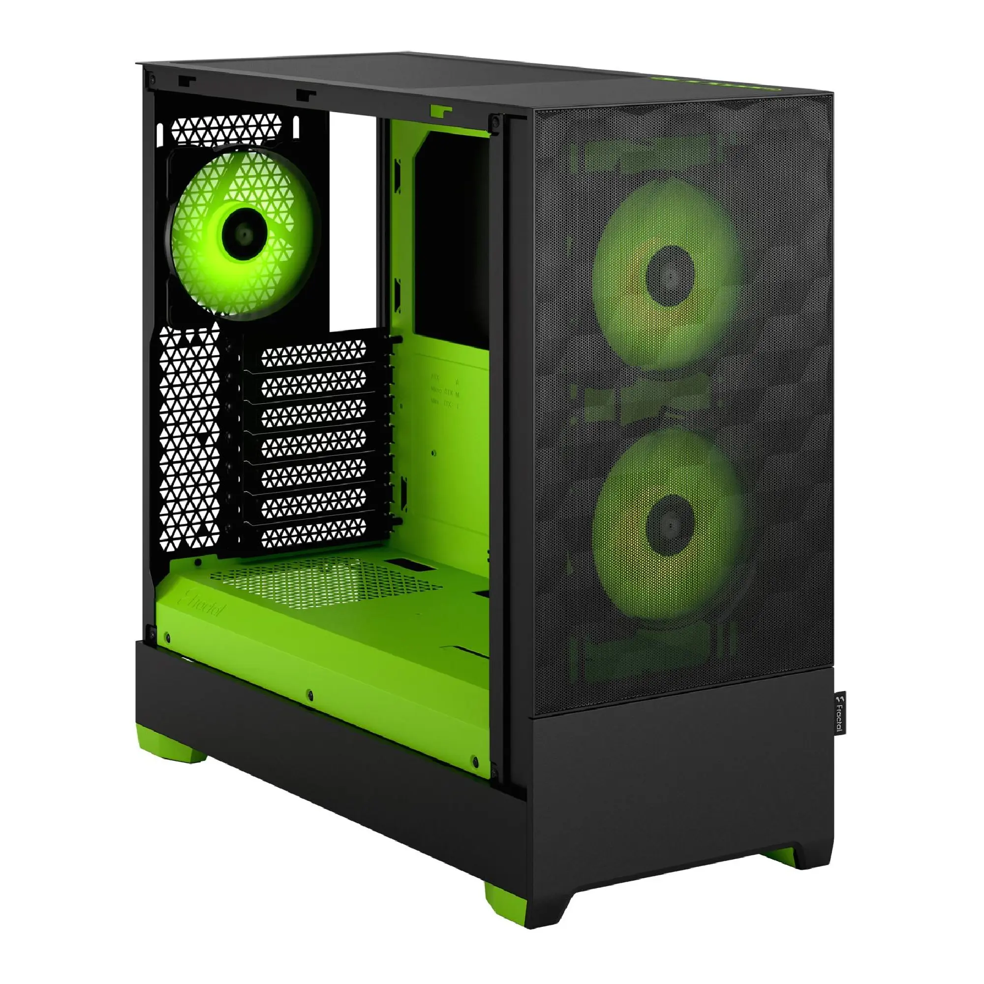 Купить Корпус Fractal Design Pop Air RGB Green Core TG (FD-C-POR1A-04) - фото 4
