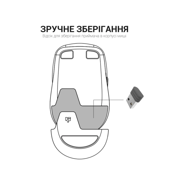 Купити Мишка OfficePro M230W White - фото 6
