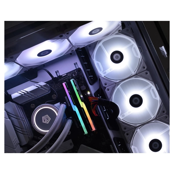 Купити Вентилятор ID-Cooling TF-12025-SW, 120x120x25мм, 4-pin, White - фото 5