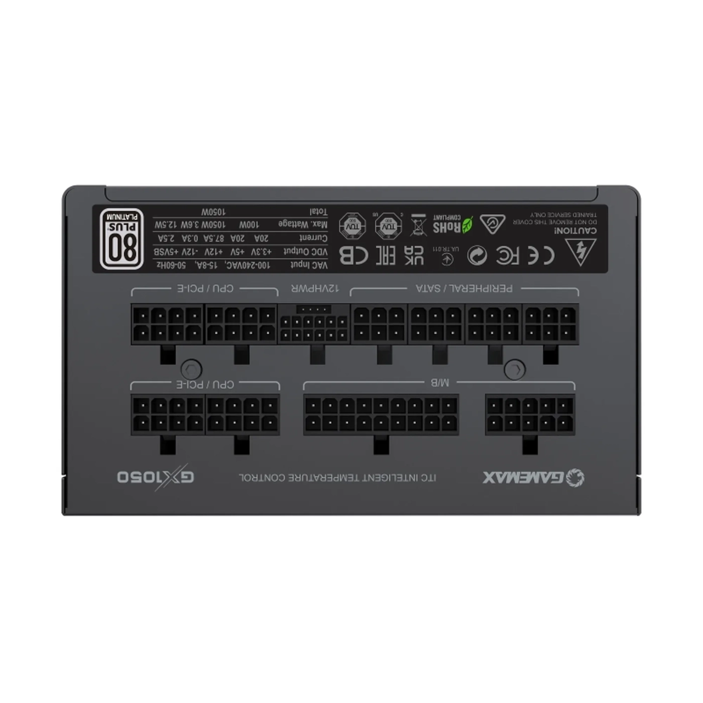 Купити Блок живлення GameMax GX-1050 Pro BK - фото 9