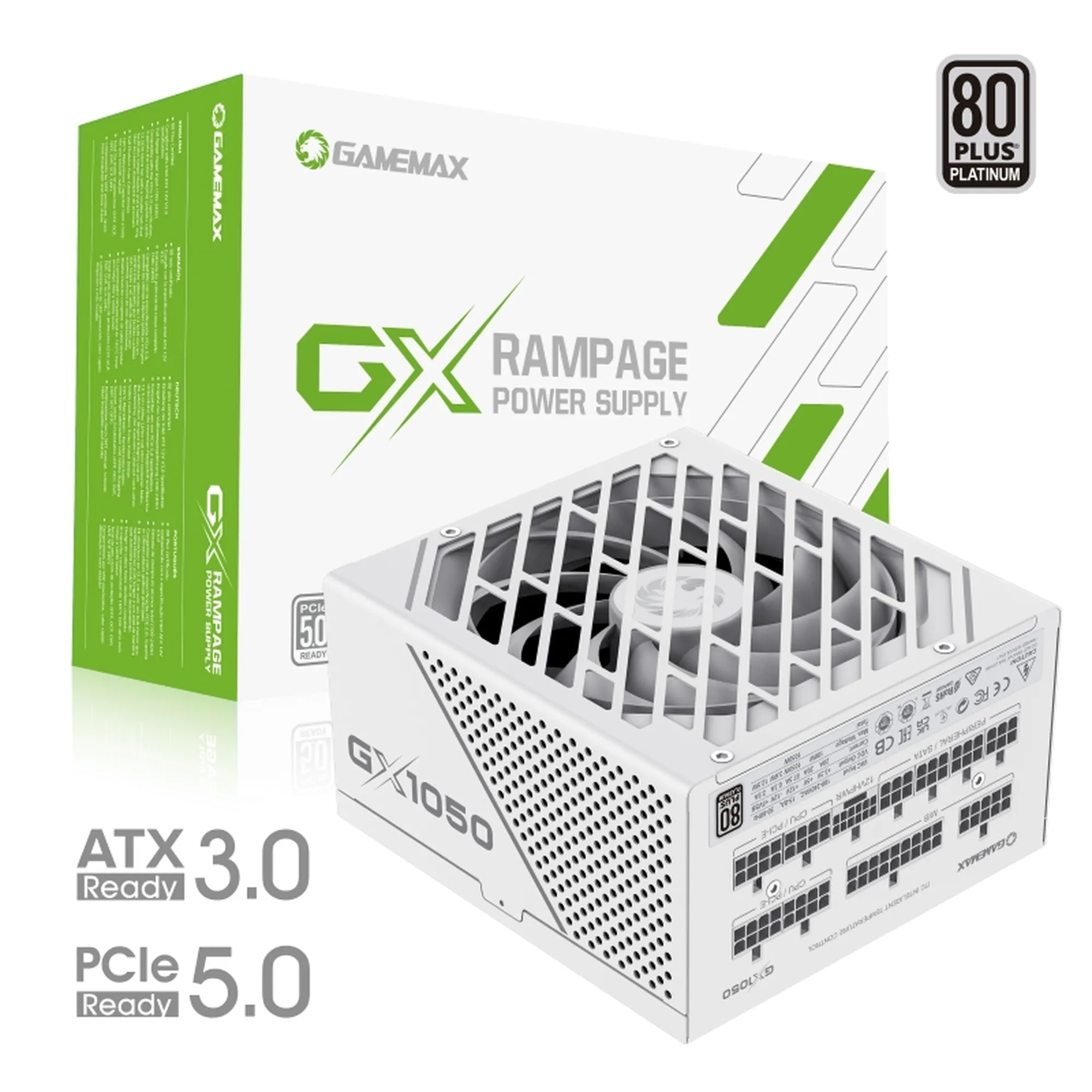 Купити Блок живлення GameMax GX-1050 Pro WH - фото 11