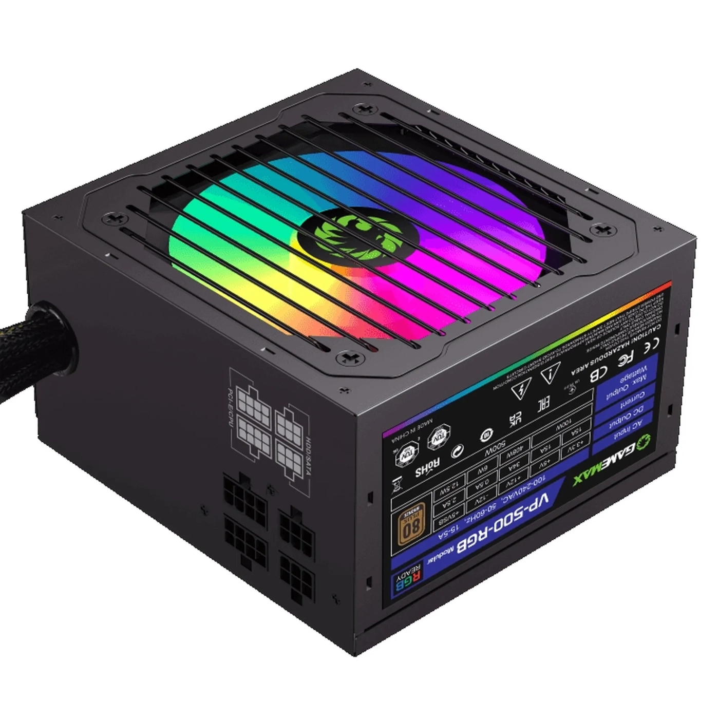 Купити Блок живлення GameMax VP-500-RGB-M (VP-500-M-RGB) - фото 1