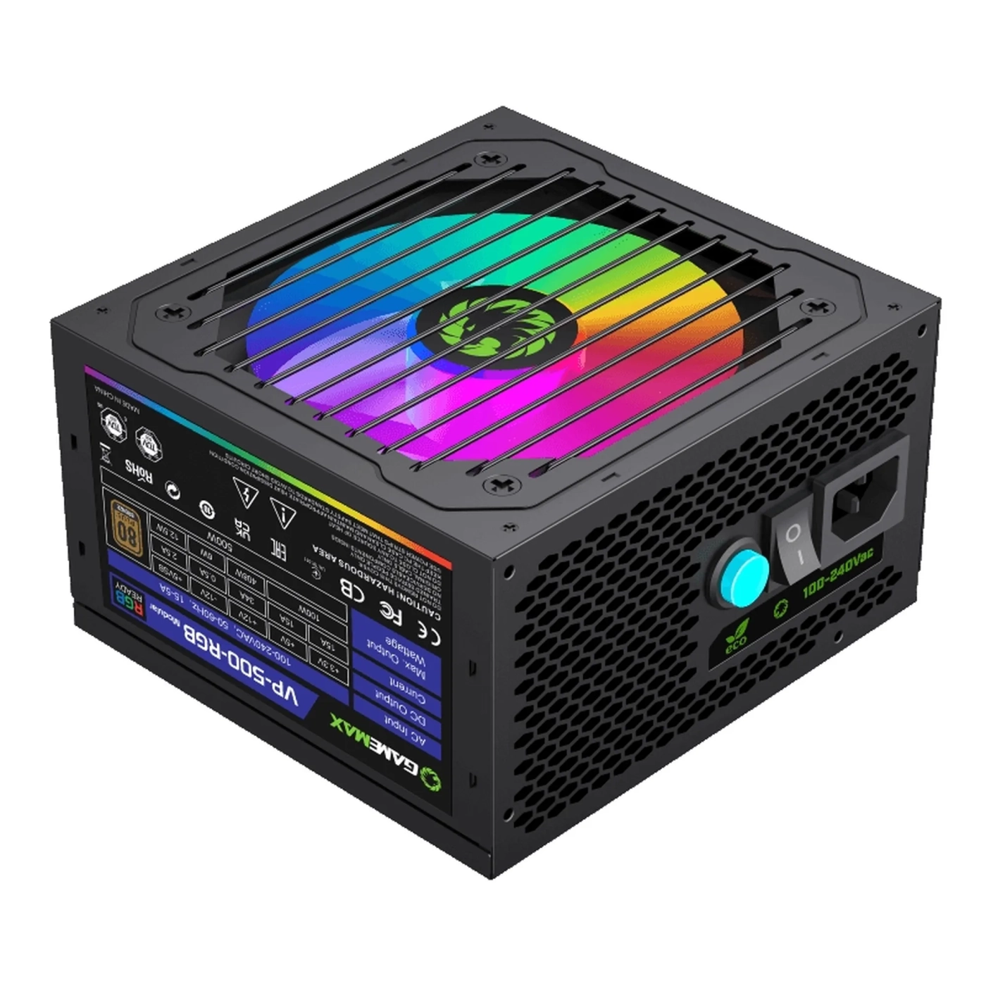 Купити Блок живлення GameMax VP-500-RGB-M (VP-500-M-RGB) - фото 2