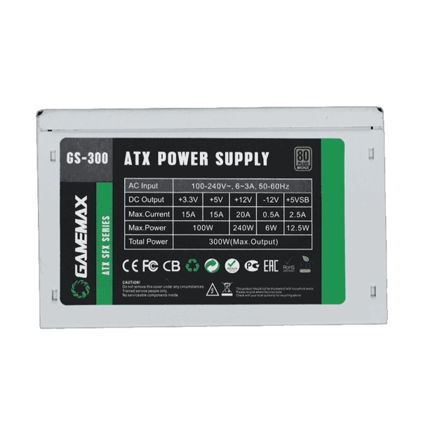 Купити Блок живлення GameMax GS-300 (ATX-300 SFX) - фото 4