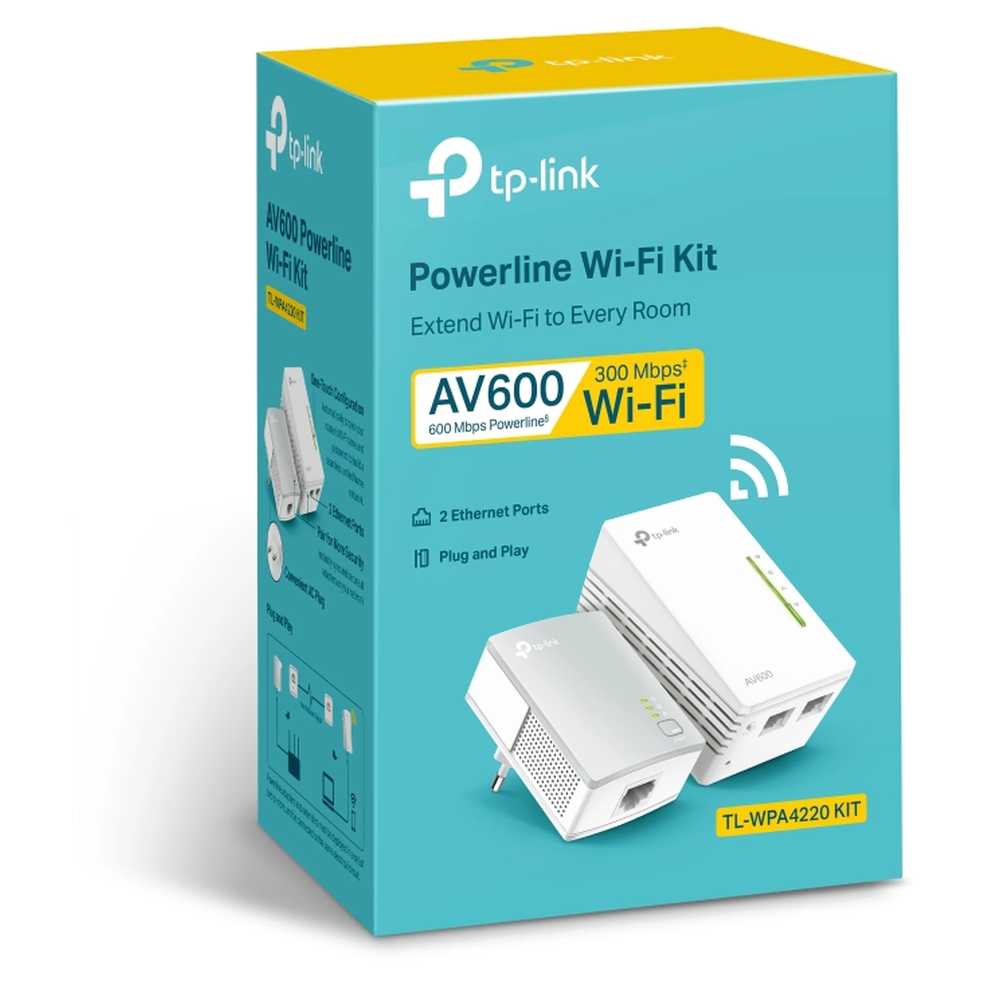 Купити Адаптер Powerline TP-LINK TL-WPA4220KIT - фото 4