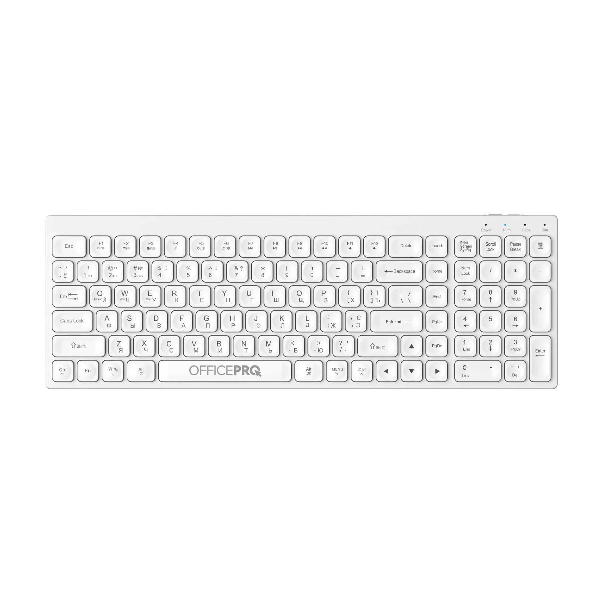 Купить Клавиатура OfficePro SK985W White - фото 1