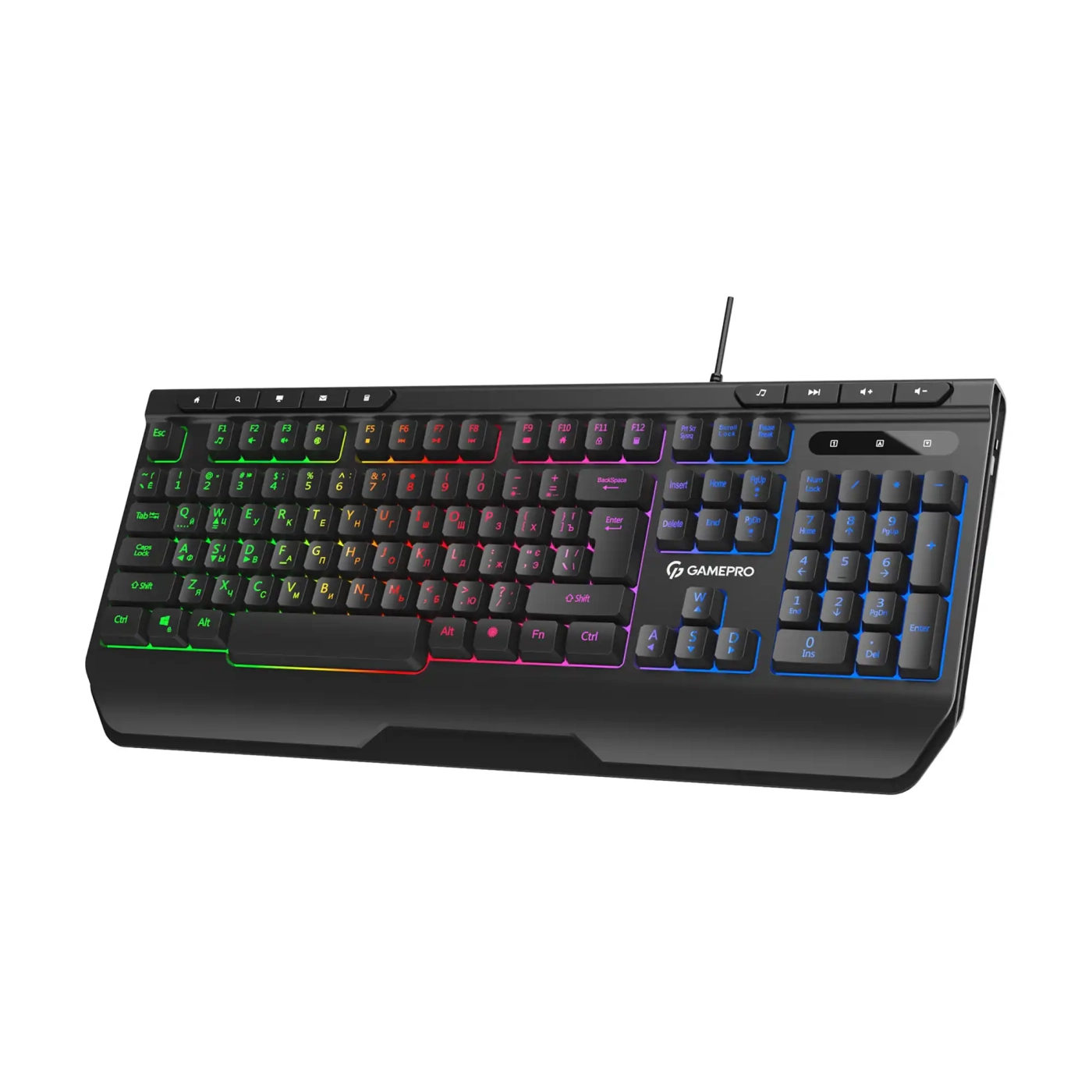 Купити Клавіатура Gamepro GK550 Black - фото 4