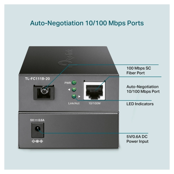 Купити Медіаконвертер TP-LINK TL-FC111B-20 - фото 2
