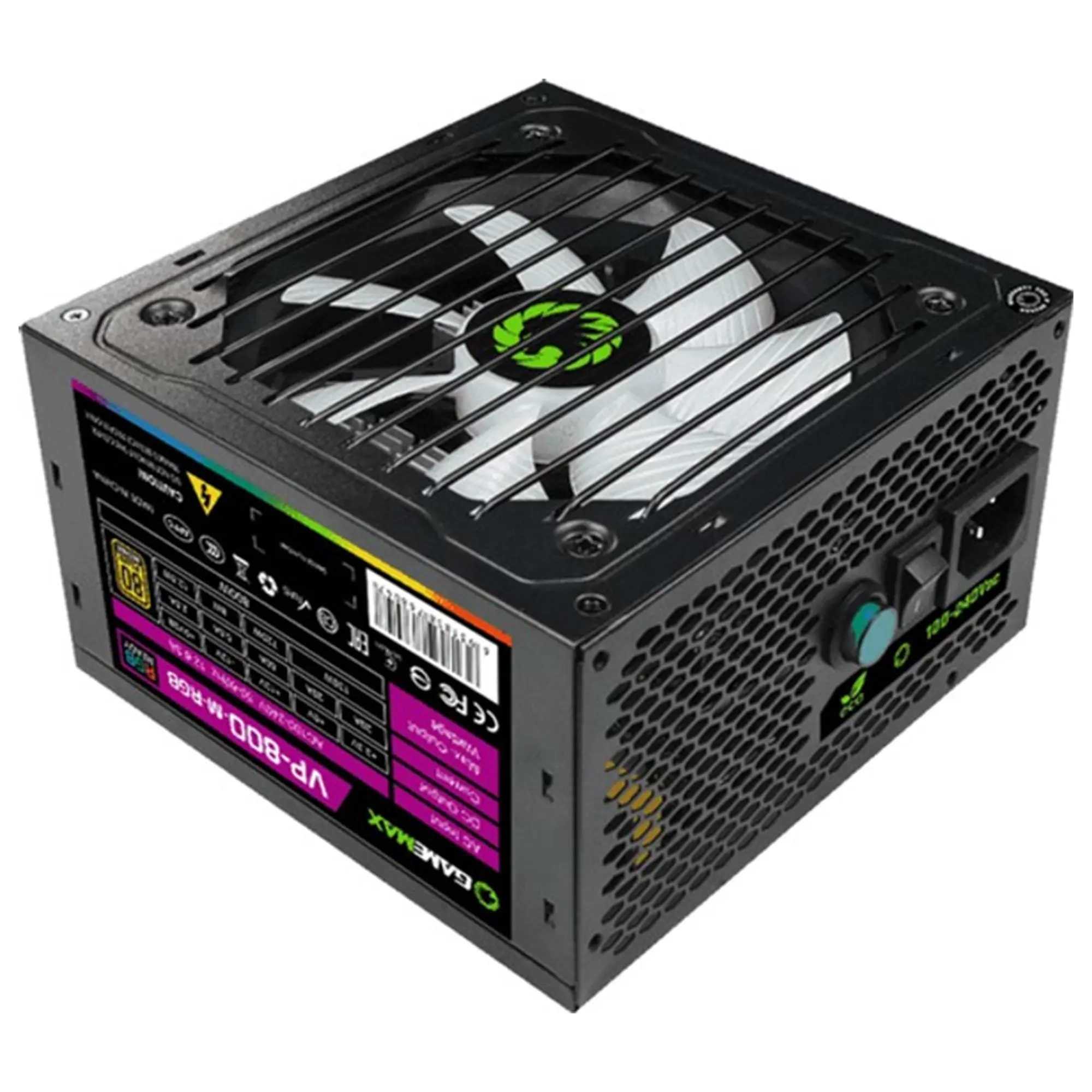 Купити Блок живлення Gamemax 800W (VP-800-M-RGB) - фото 1