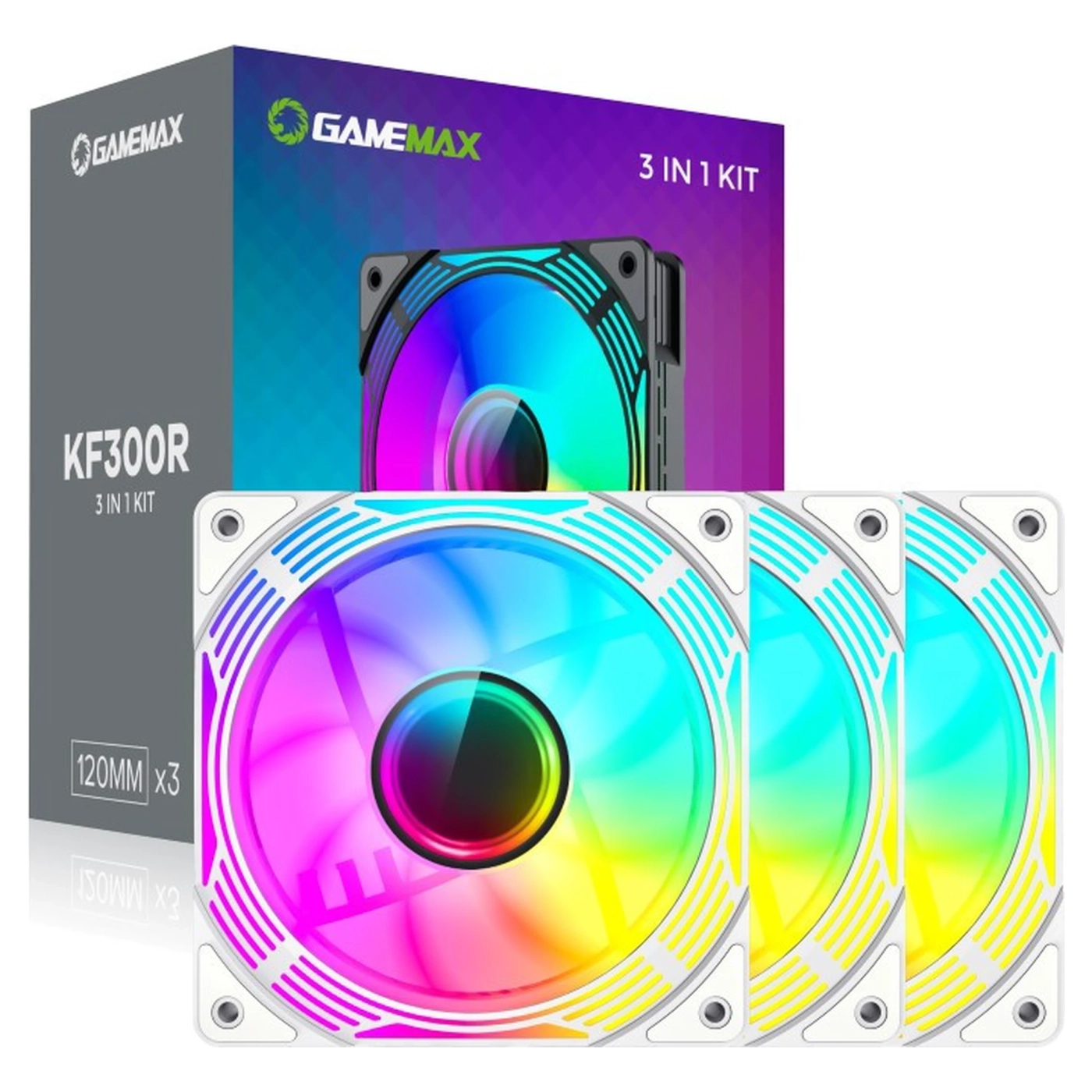 Купить Вентилятор Gamemax KF300R WH - фото 7