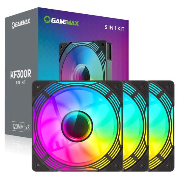 Купить Вентилятор Gamemax KF300 BK - фото 7