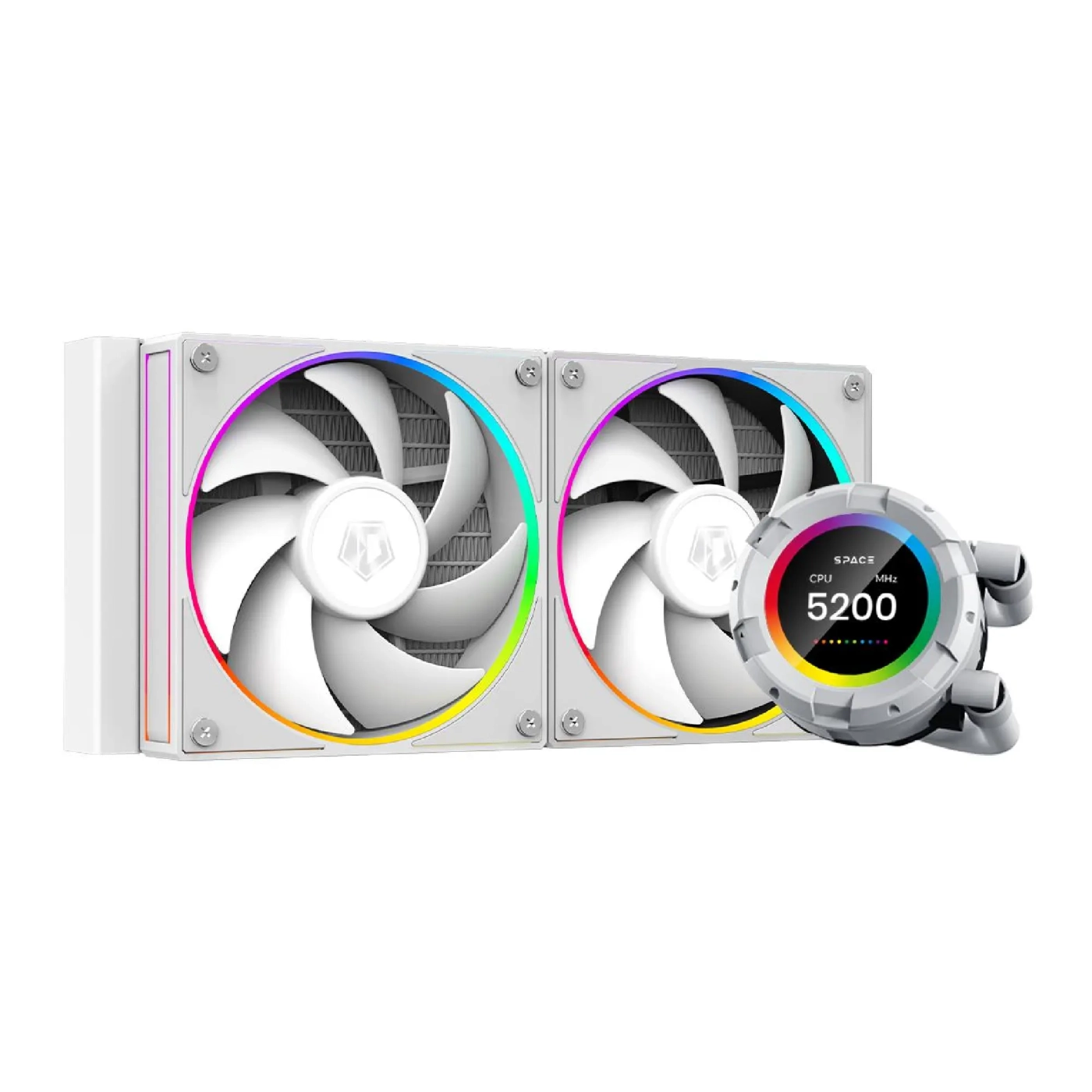 Купить Система водяного охлаждения ID-Cooling SL240 WHITE - фото 1