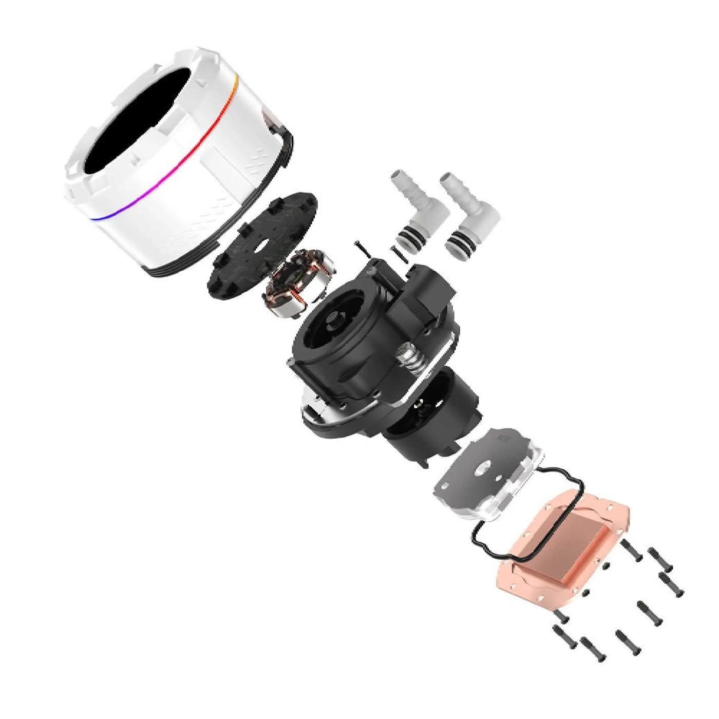 Купить Система водяного охлаждения ID-Cooling SL240 XE White - фото 5