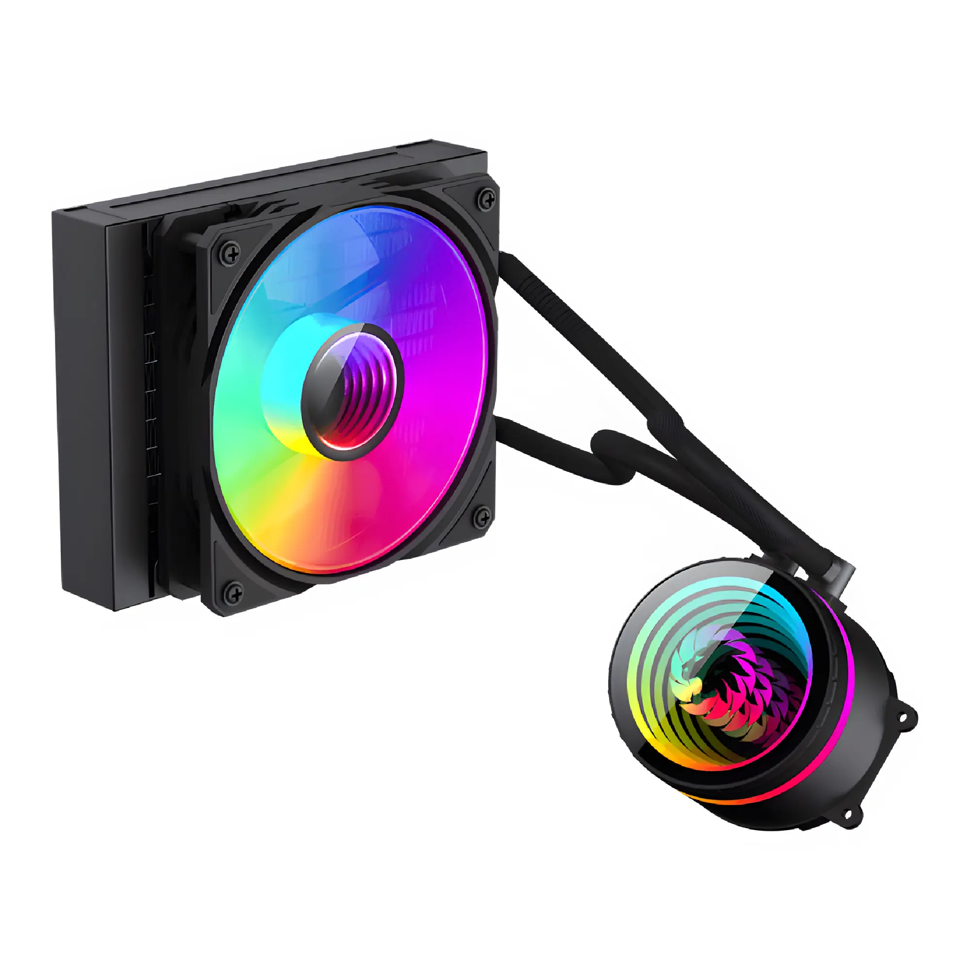 Купить Система водяного охлаждения Gamemax Iceburg 120 Black infinity - фото 1