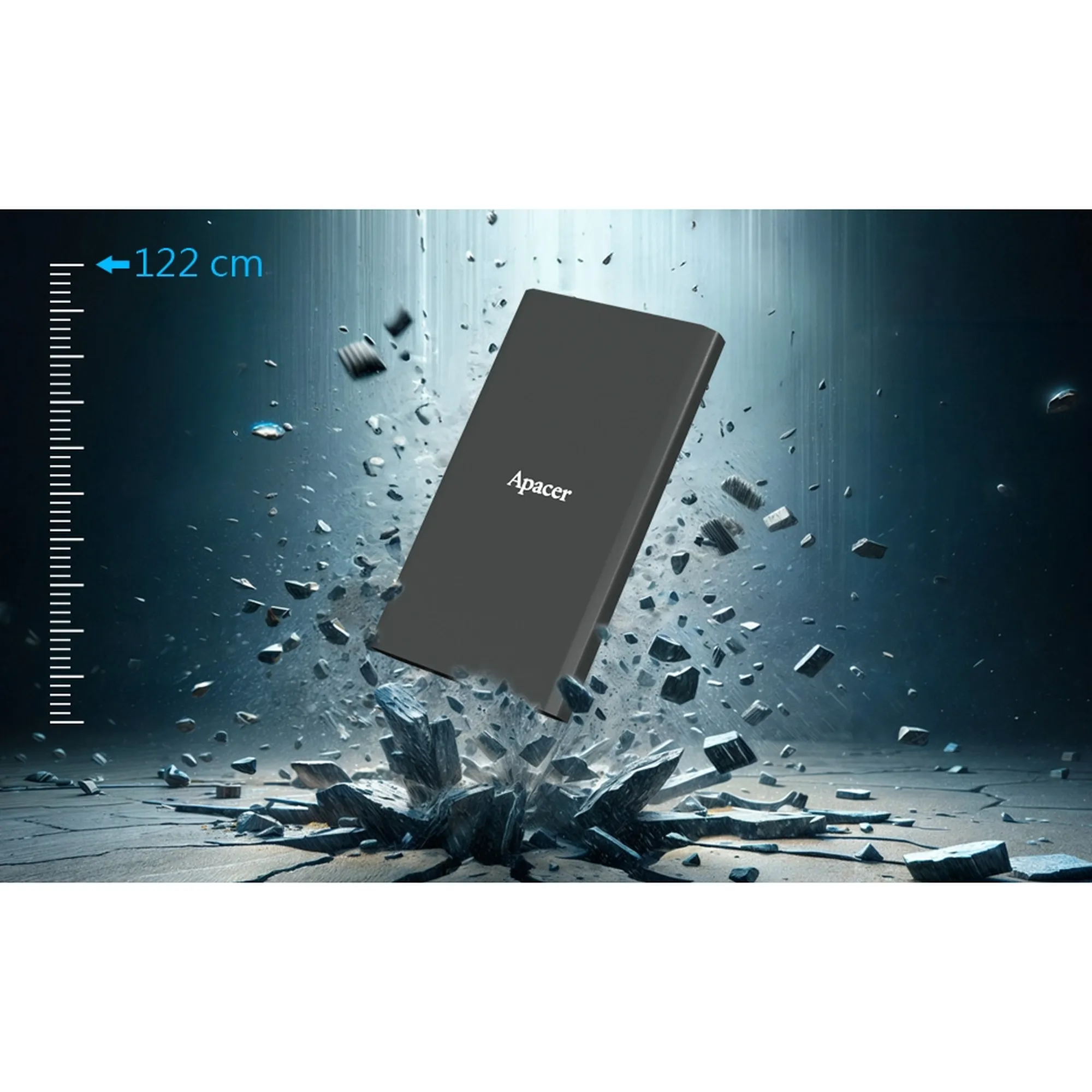 Купить SSD диск Apacer AS723 512GB USB-C (AP512GAS723B-1) - фото 3