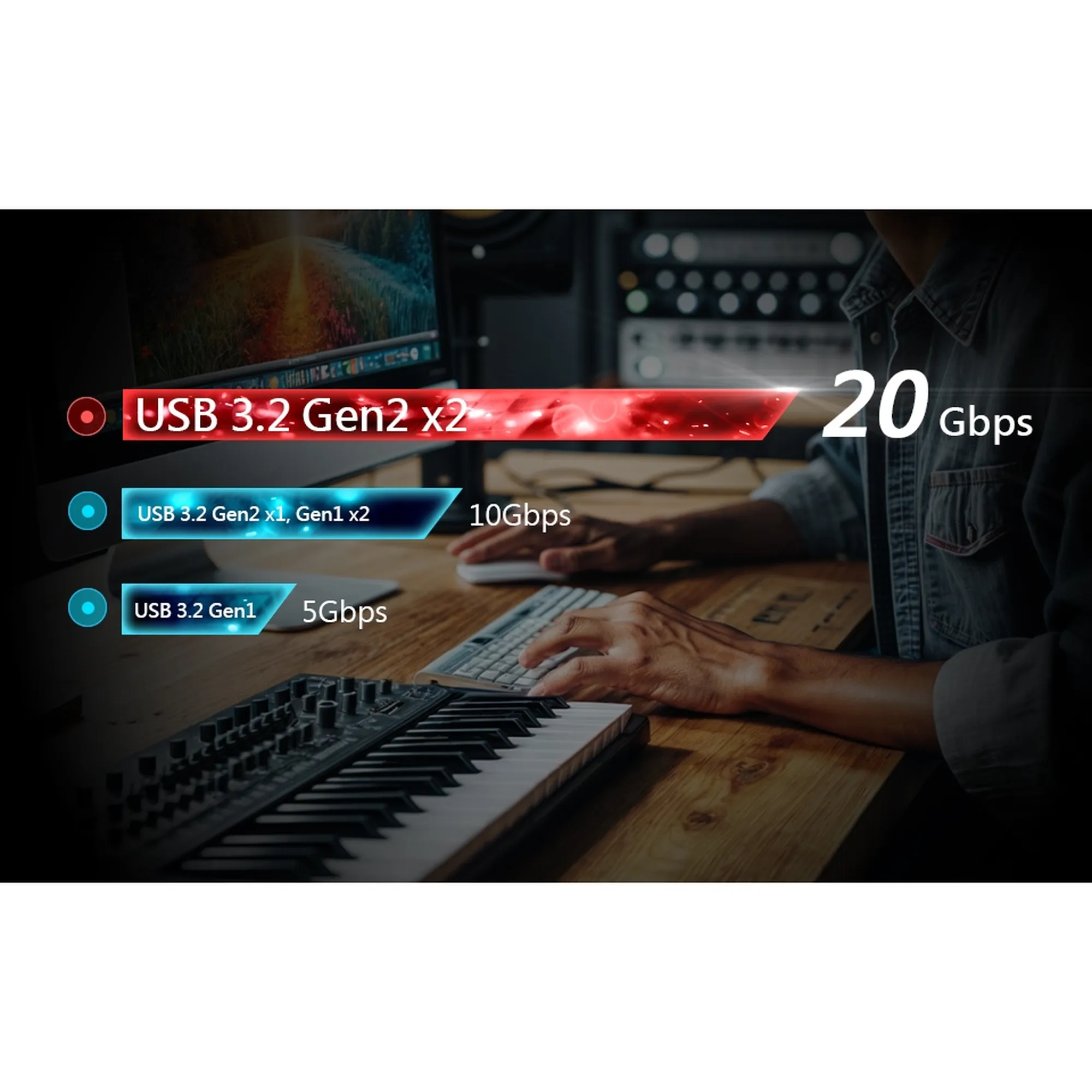 Купить SSD диск Apacer AS723 512GB USB-C (AP512GAS723B-1) - фото 6