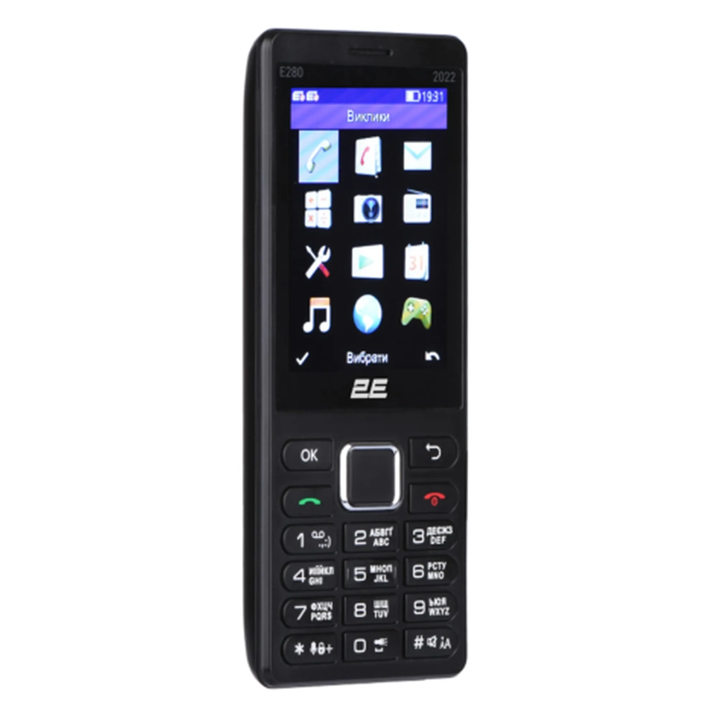 Купить Мобильный телефон 2E E280 2022 Black (688130245210) - фото 2
