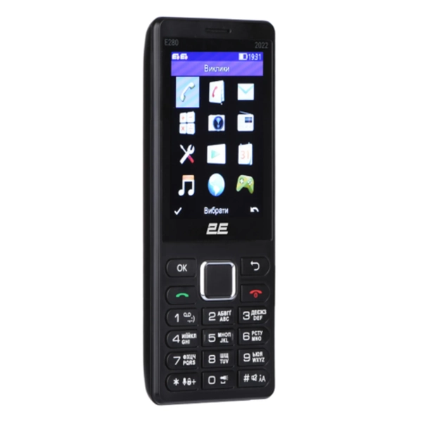 Купить Мобильный телефон 2E E280 2022 Black (688130245210) - фото 2