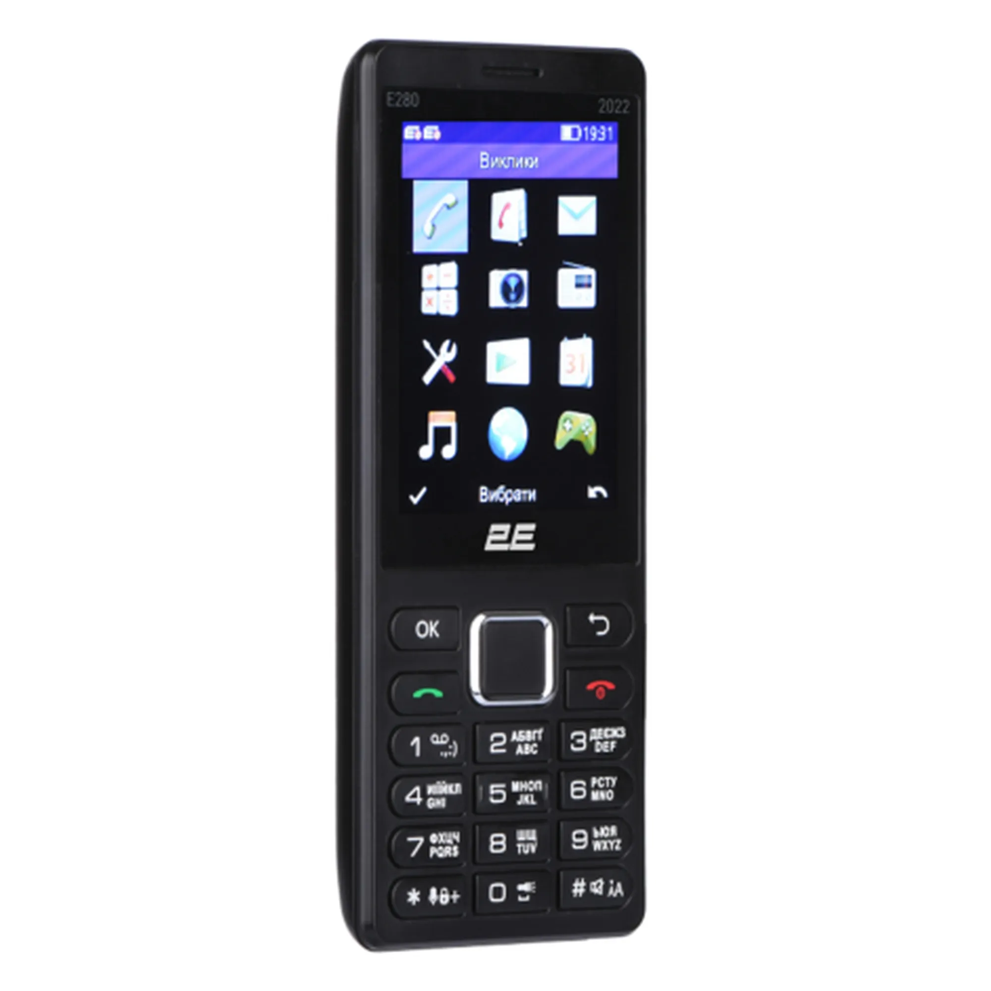 Купить Мобильный телефон 2E E280 2022 Black (688130245210) - фото 2