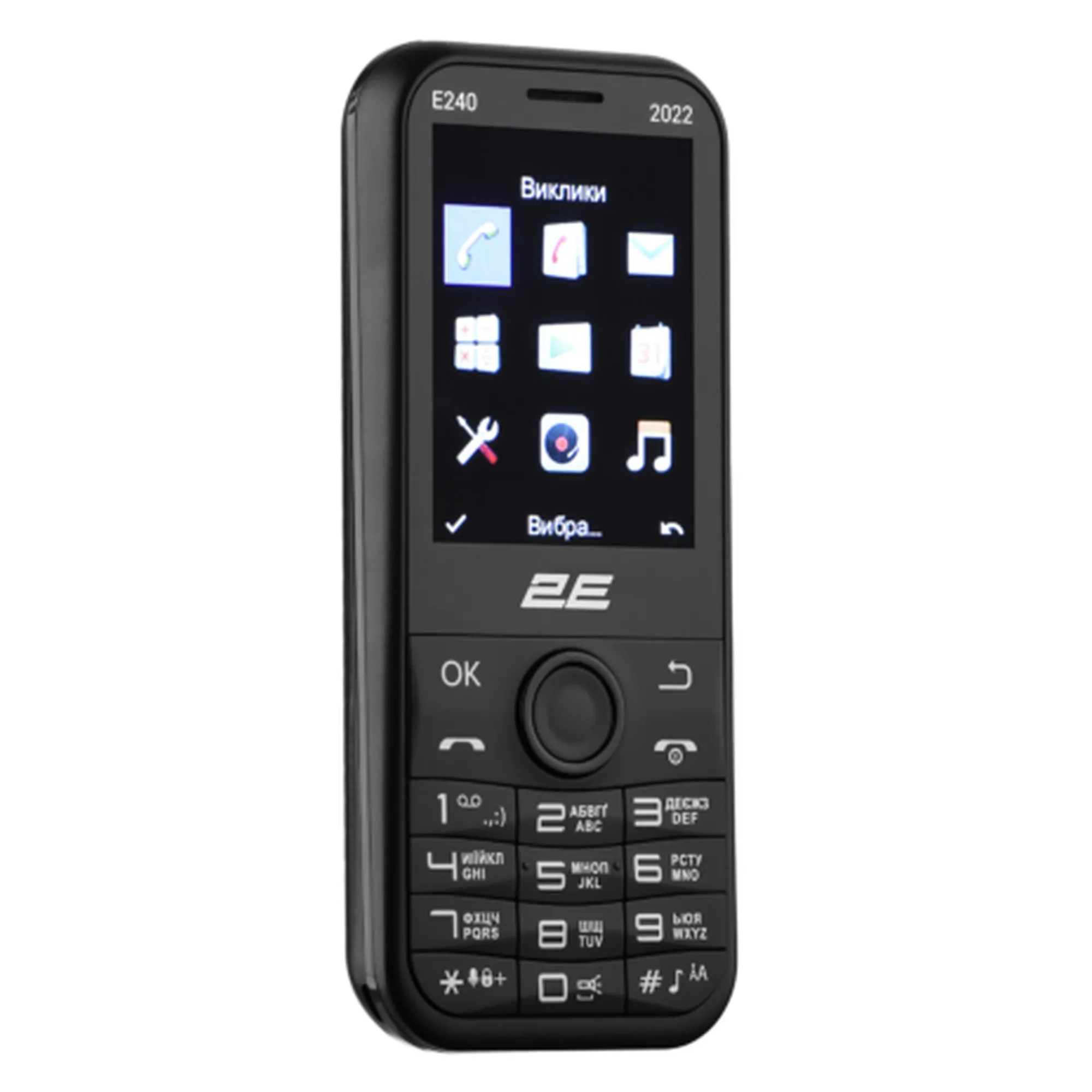 Купить Мобильный телефон 2E E240 2022 Black (688130245159) - фото 2