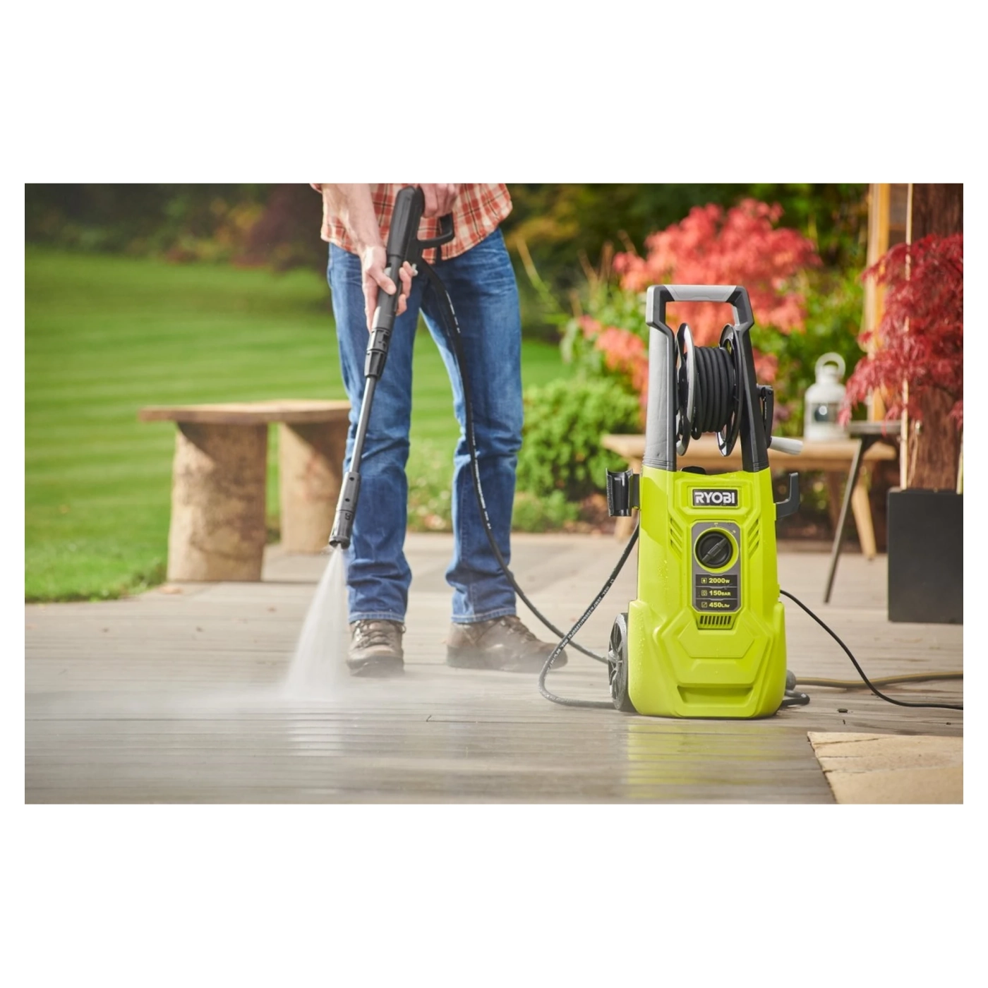 Купить Минимойка высокого давления Ryobi RY150PWA (5133005371) - фото 4