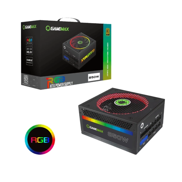 Купити Блок живлення Gamemax 850W GOLD (RGB850) - фото 7