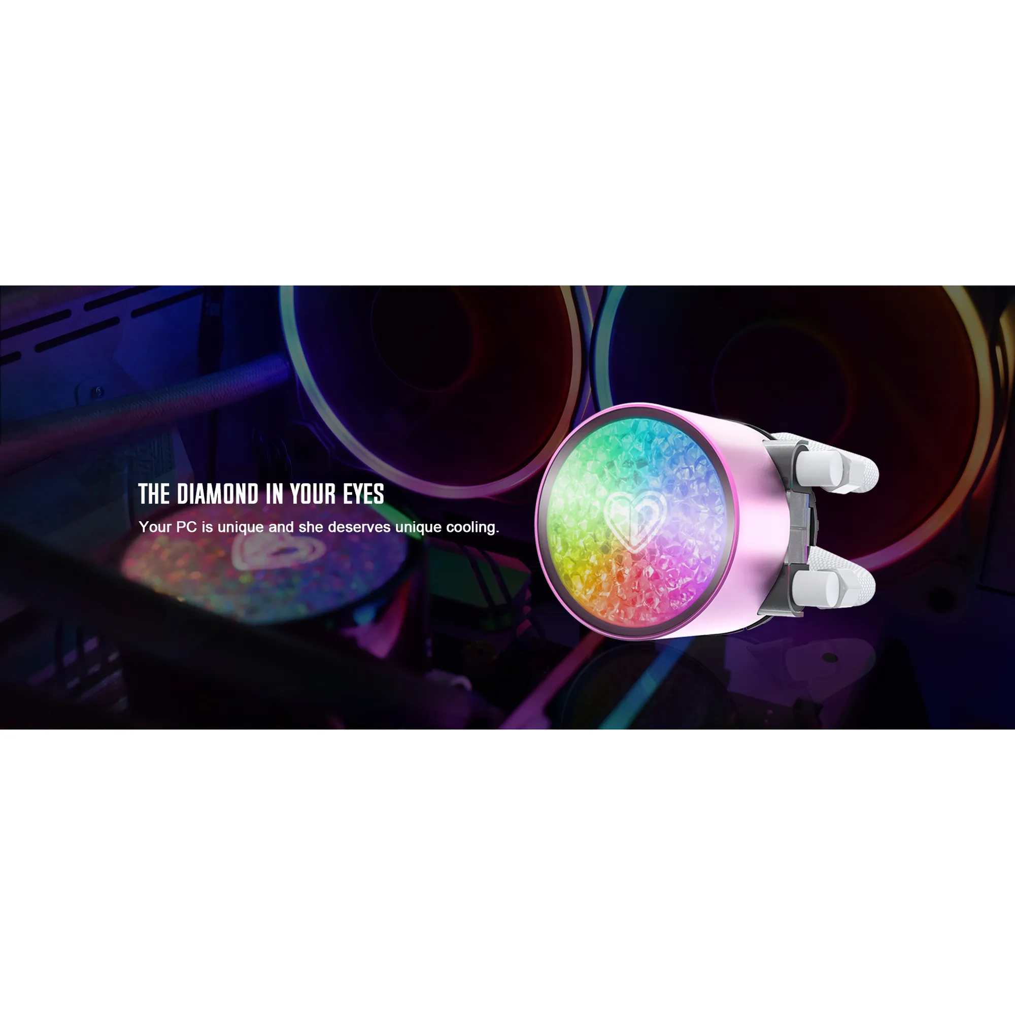 Купити Система водяного охолодження ID-Cooling Pinkflow 240 Diamond Purple - фото 11