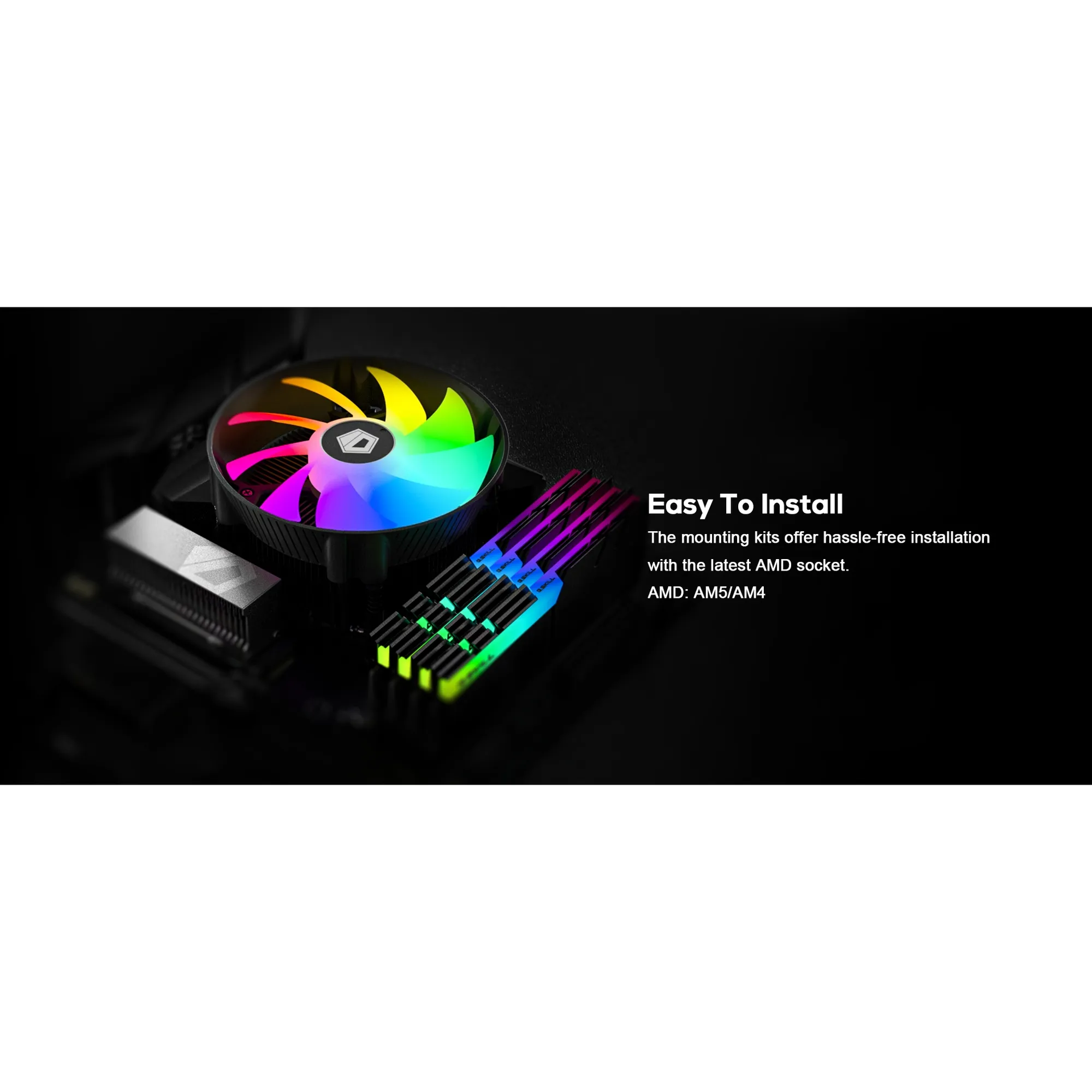 Купить Процессорный кулер ID-Cooling DK-07A Rainbow - фото 10