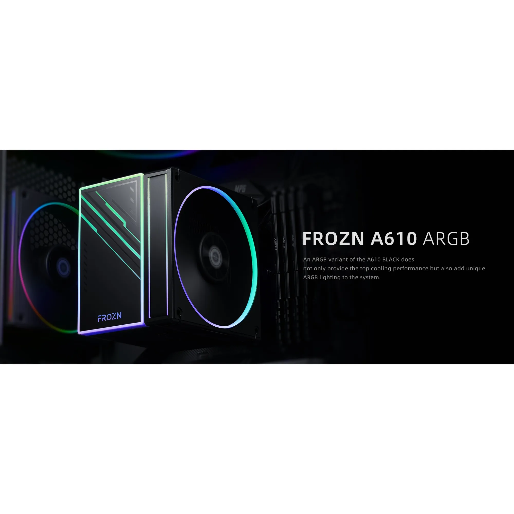 Купить Процессорный кулер ID-Cooling Frozn A610 ARGB - фото 8