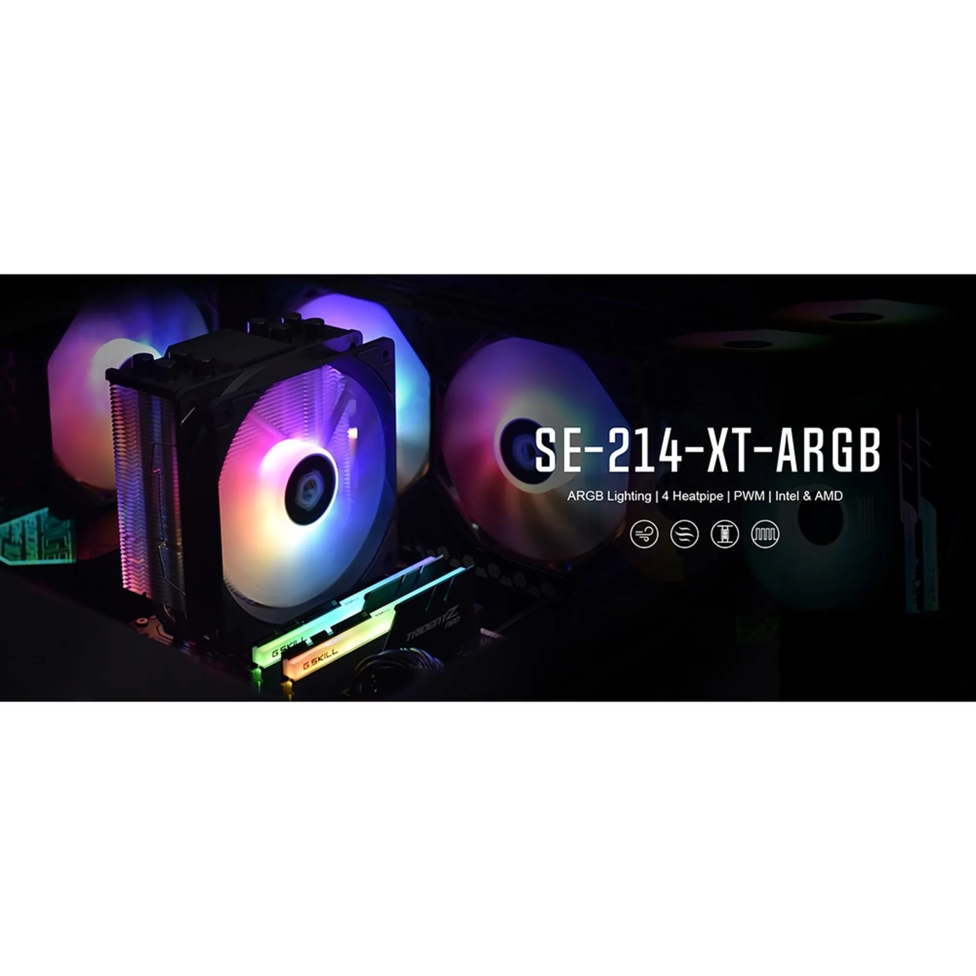 Купить Процессорный кулер ID-Cooling SE-214-XT ARGB - фото 9