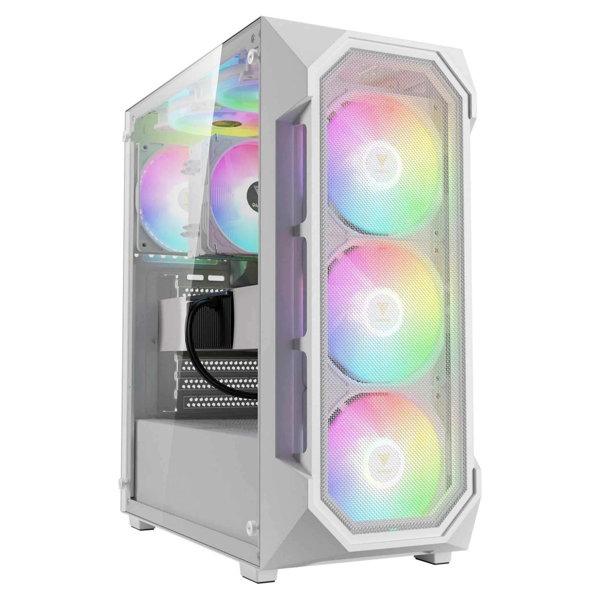 Купить Корпус GAMDIAS AURA GC1 ELITE WH Mid-Tower PC Case - фото 1