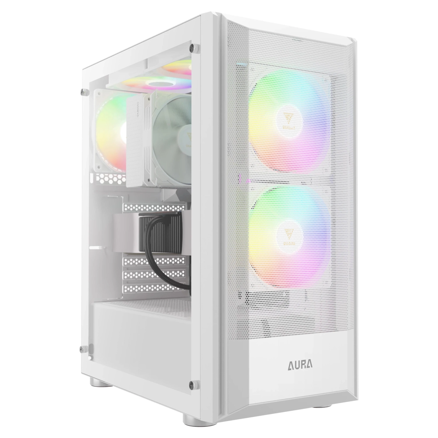 Купить Корпус GAMDIAS AURA GC6 WH Mid-Tower PC Case - фото 1