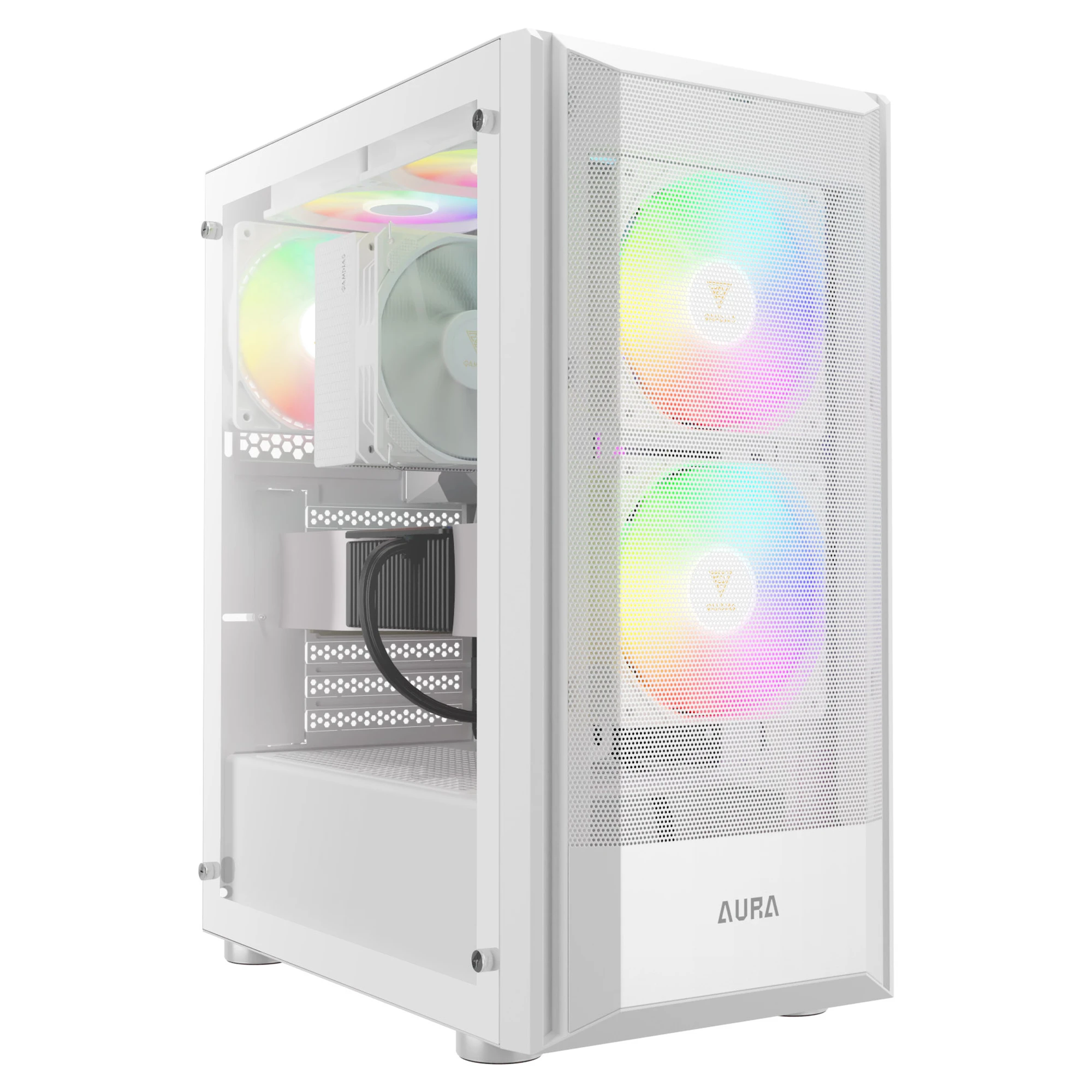 Купить Корпус GAMDIAS AURA GC6 WH Mid-Tower PC Case - фото 1
