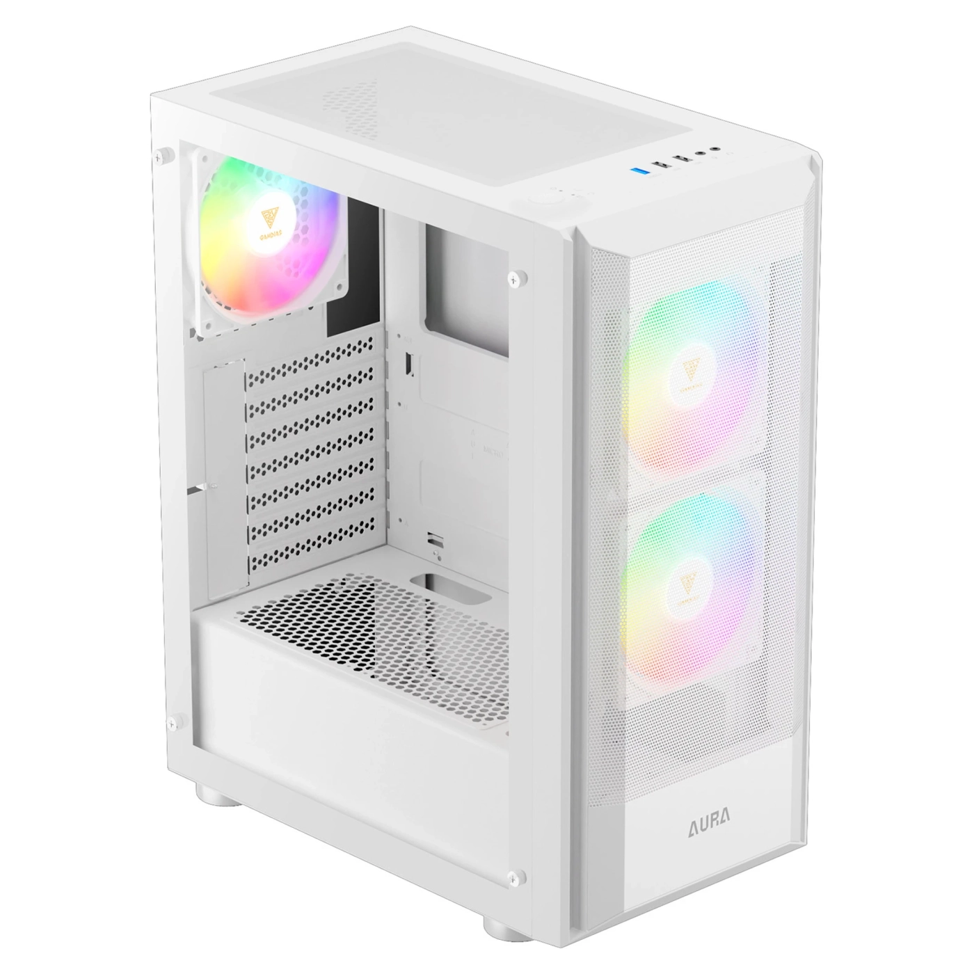 Купить Корпус GAMDIAS AURA GC6 WH Mid-Tower PC Case - фото 5