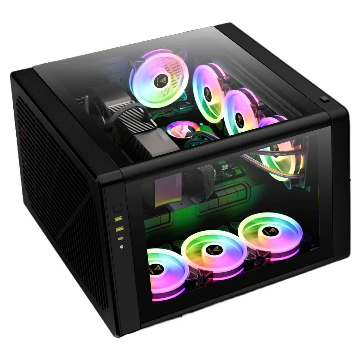 Купить Корпус GAMDIAS NESO P1 B FULL-Tower PC Case - фото 2