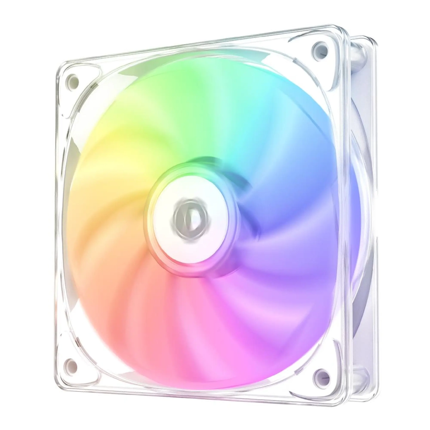 Купить Вентилятор ID-Cooling CRYSTAL 120 White - фото 2