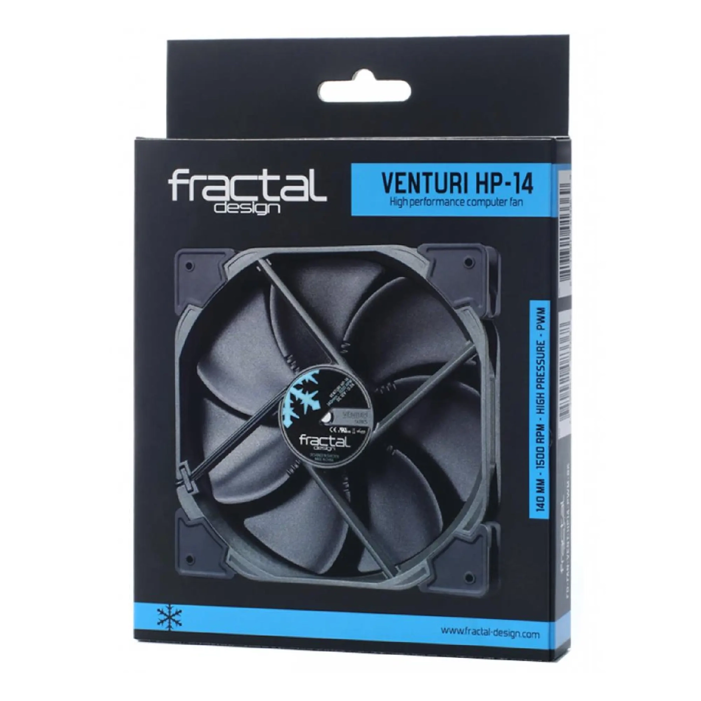 Купить Вентилятор Fractal Design Venturi HP-14 PWM (FD-FAN-VENT-HP14-PWM-BK) - фото 2