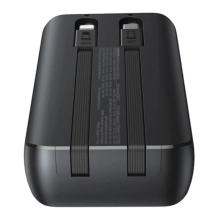 Купить Павербанк УМБ Joyroom 20000mAh 30W PD mini power bank USB-C Lightning cables (JR-PBC07) Black - фото 4